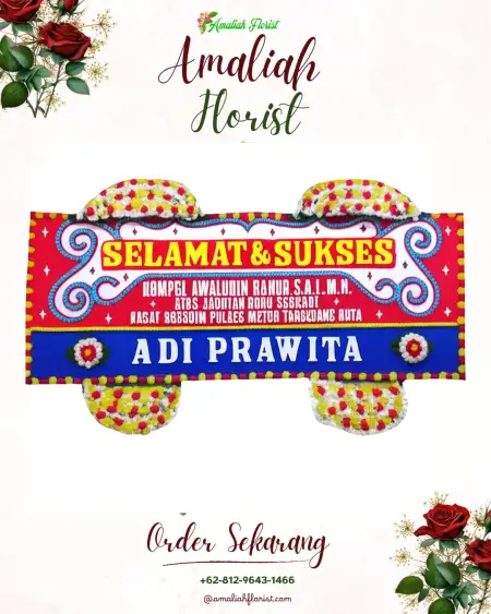 Papan Bunga Ucapan Selamat Way Rilau